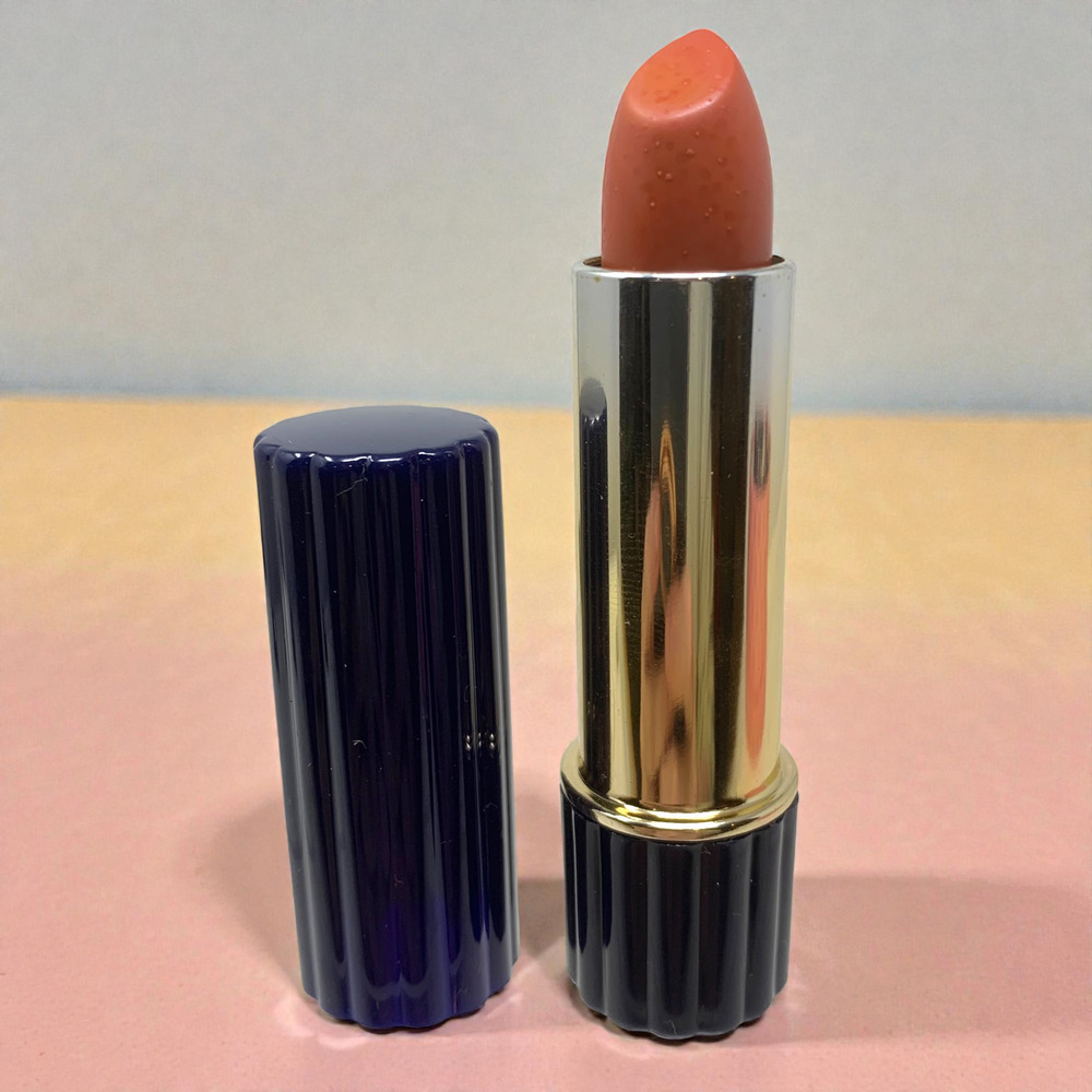 Vintage Estee Lauder All-Day Lipstick "Heathermist Pink" Navy Blue Tube GWP